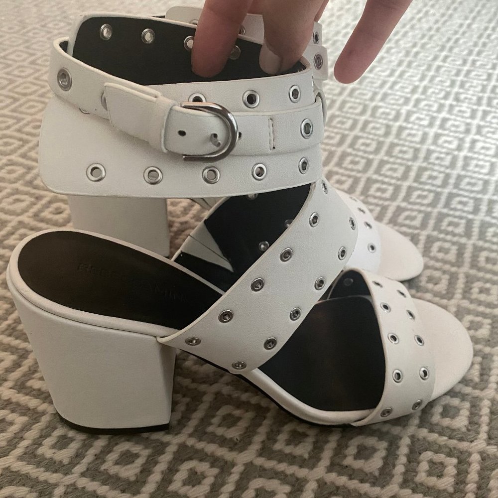 NEVER WORN Rebecca Minkoff White Heels Size 7.5